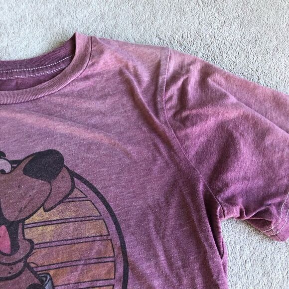 Scooby Doo Purple Vintage Inspired Kids Graphic T-Shirt - Picture 4 of 8
